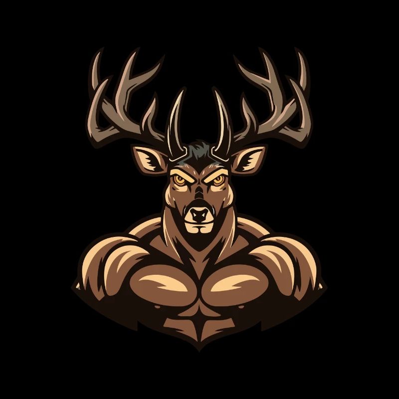 Musculation des muscles du cerf