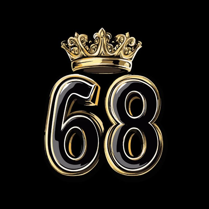 68 Zahl Krone
