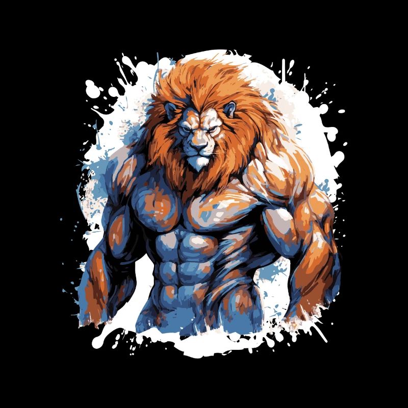 Gymnase de combattant Lion Muscles