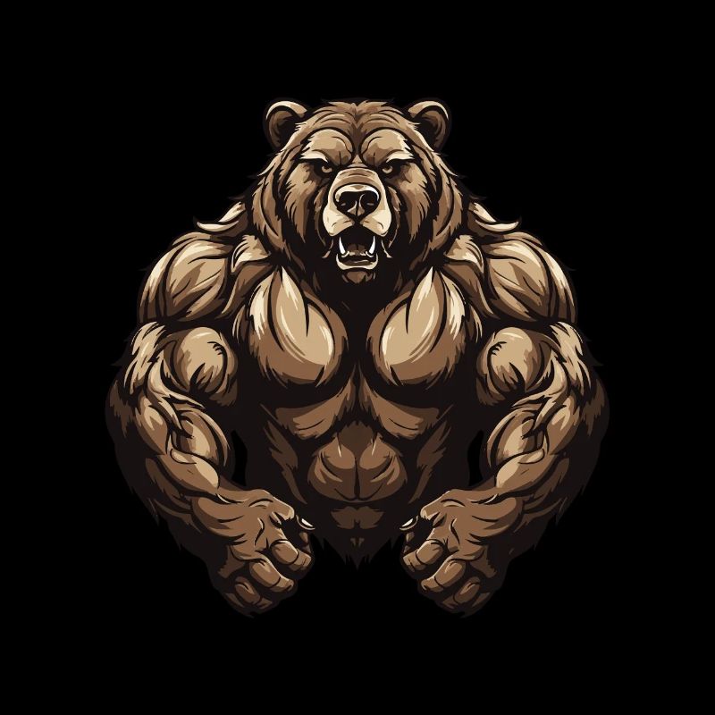 Muscles du grizzli