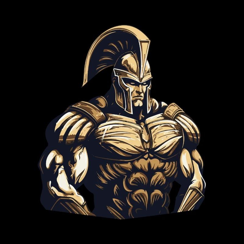 Spartaner Gladiator Muskeln