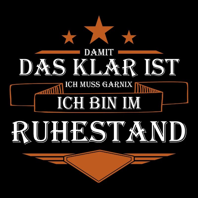 Rentner Ruhestand Spruch