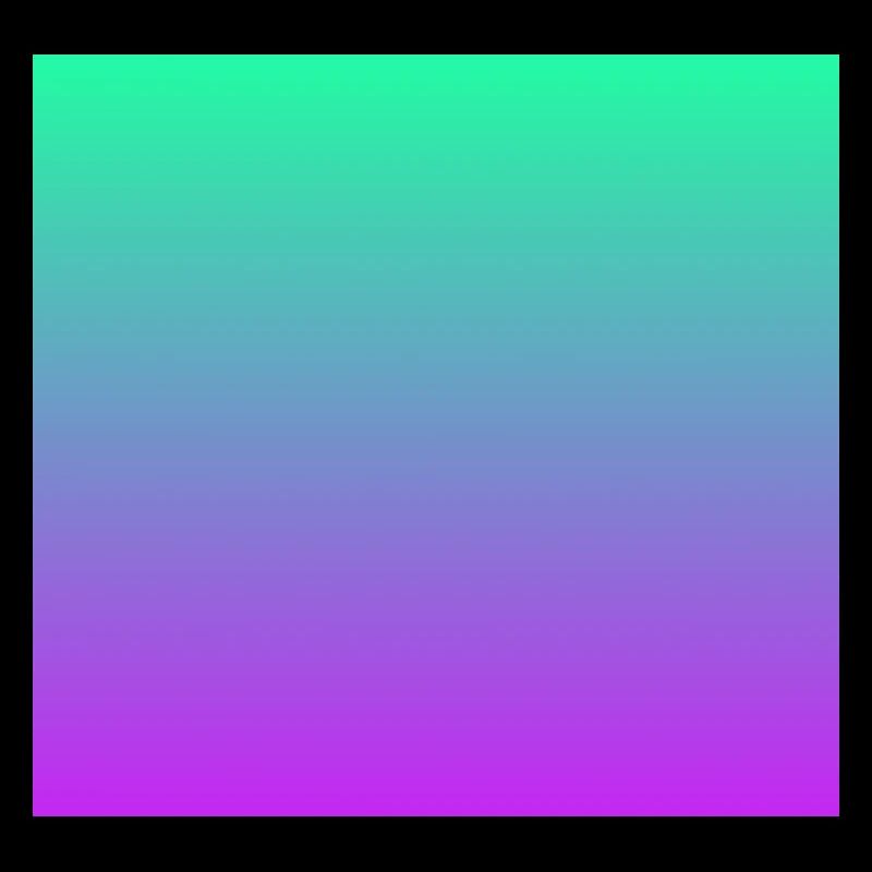 Rainbow gradient turquoise green purple violet