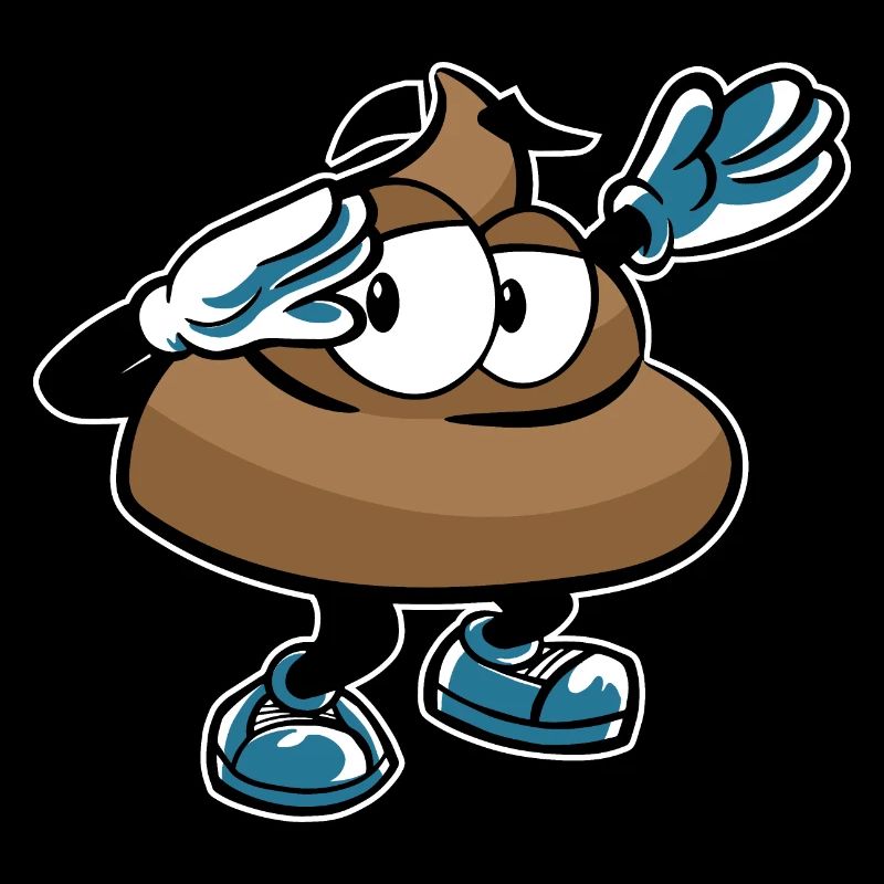 DABBING POOP KACKE DAB