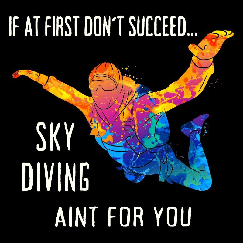 Skydive parachutiste Skydiver Chute libre