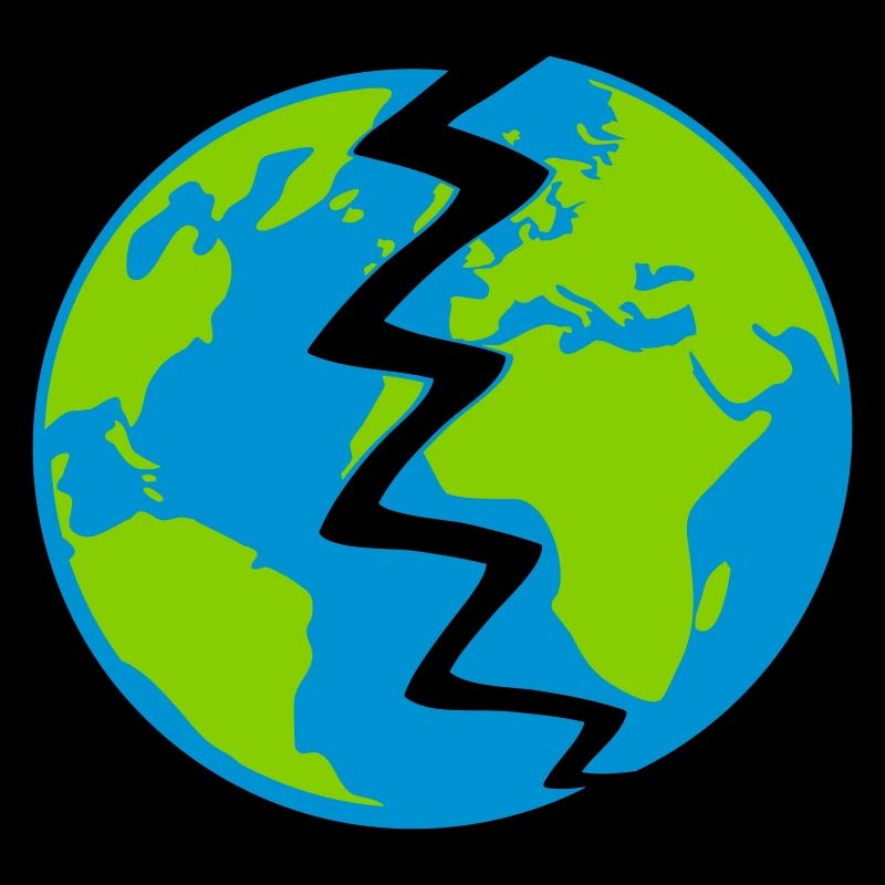 Conception de la Terre détruite