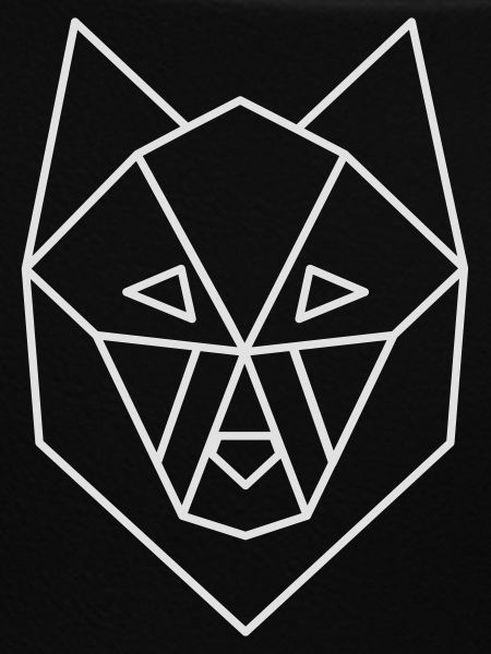 wolf geometric dark backgrounds