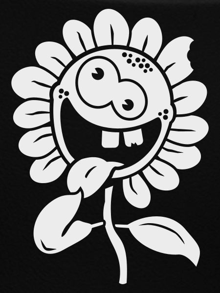 crazy flower negative 1c