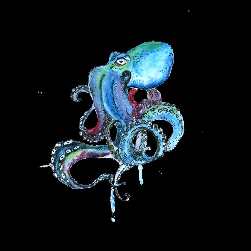 kraake octopus tentacal illu fish octopus ora