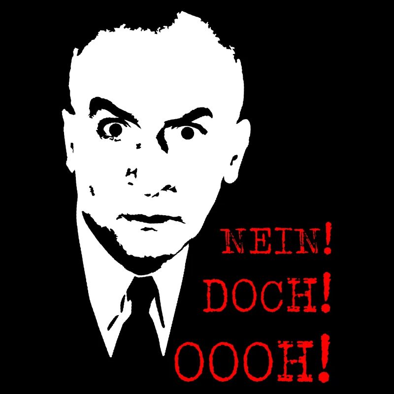 Nein Doch Ooh Spruch Motiv