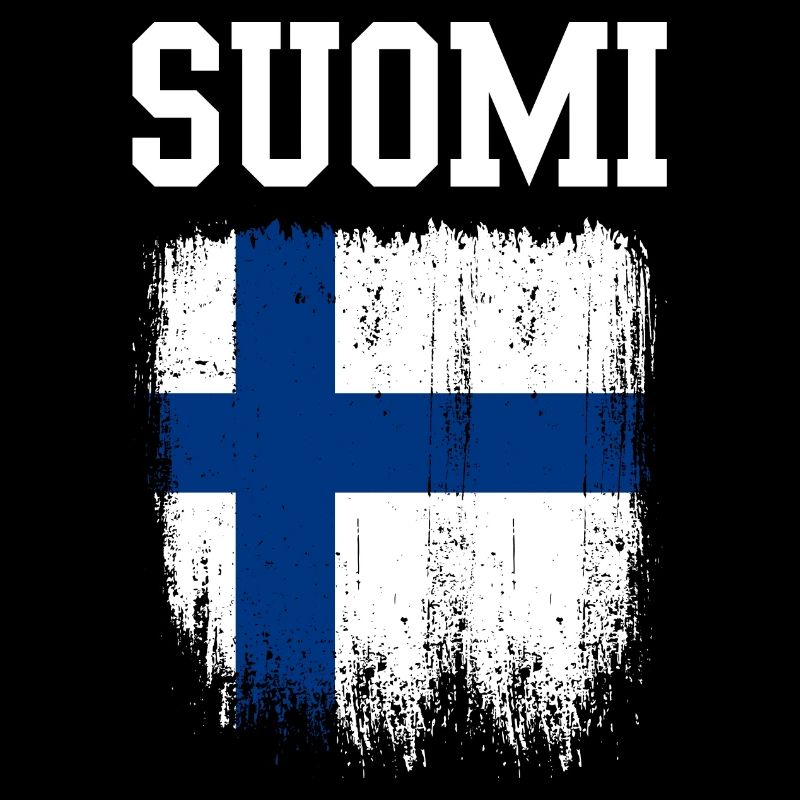 Suomi Distressed Finnish Flag