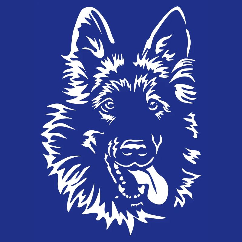 German Shepherd Head "Black Edition"