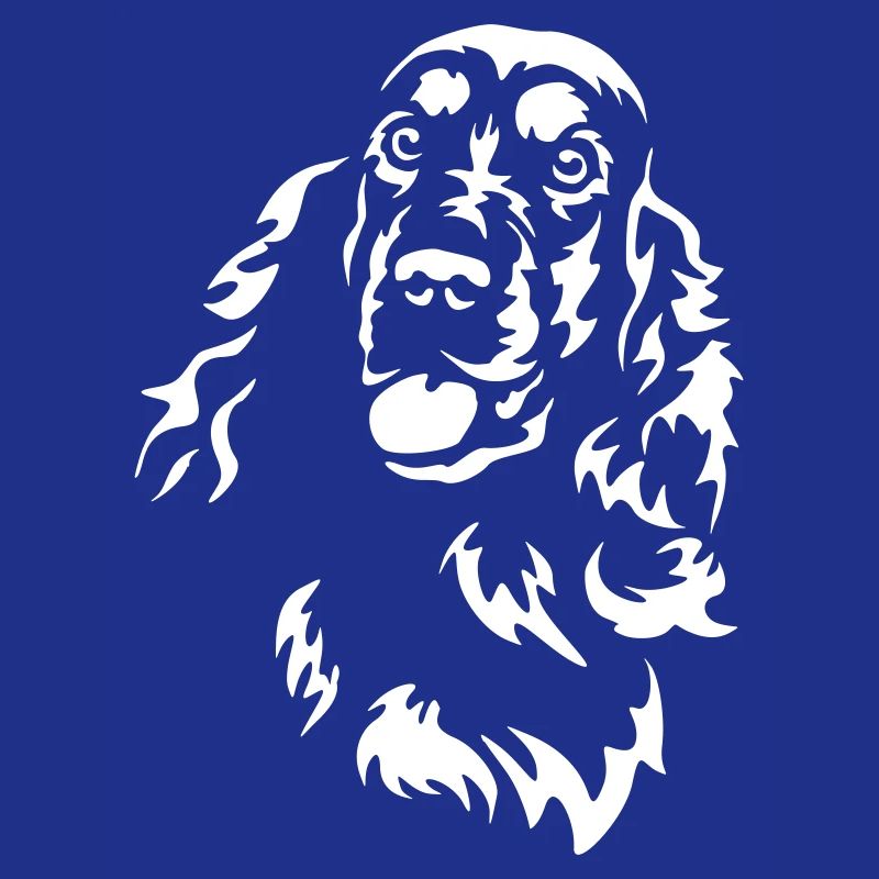 Cocker Spaniel Head « Black Edition »