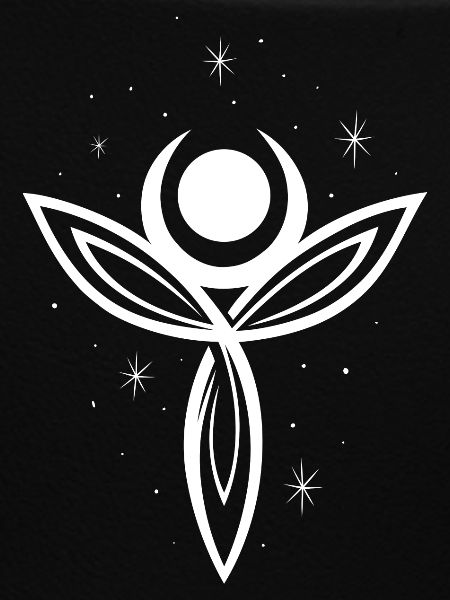 Déesse Lune Déesse Trinity Triquetra