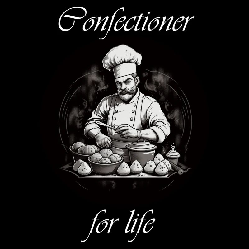 Confectioner for life weiß