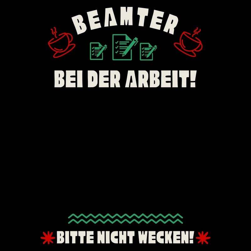 Schlafender Beamter