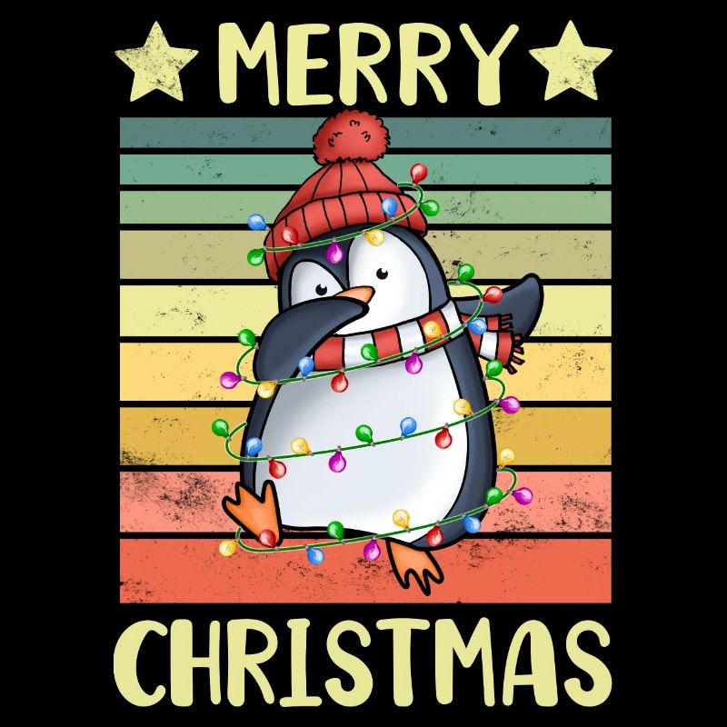 Frohe Weihnachten Pinguin