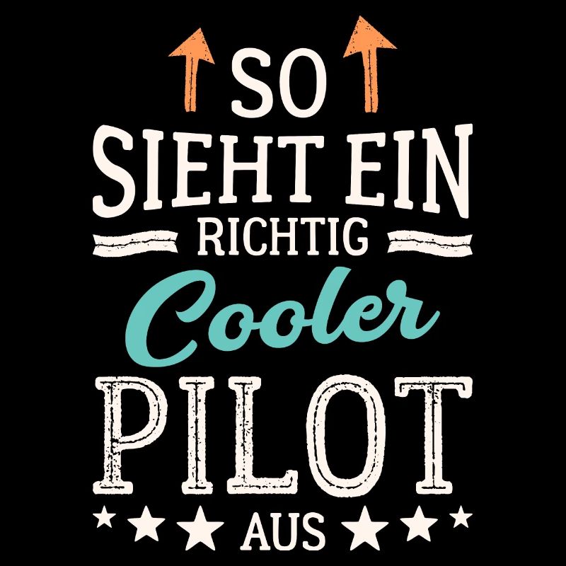 So sieht ein richtig cooler Pilot aus Flieger