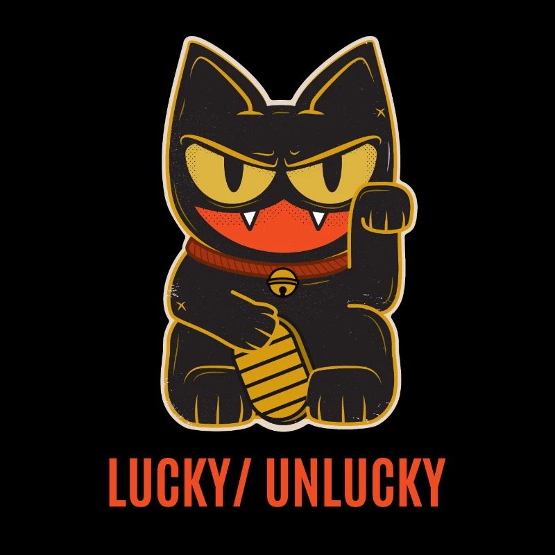 Glückliche unglückliche Katze