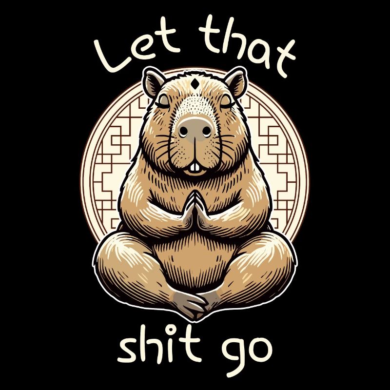 Lâchez cette merde – Méditer Capybara