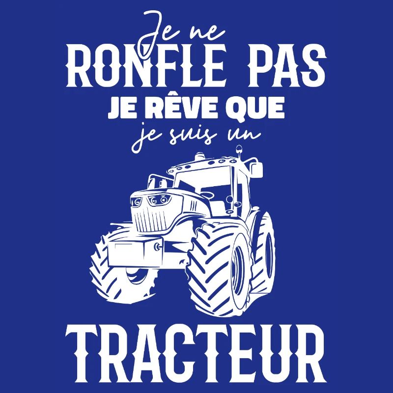 Ich schnarche nicht, ich träume, dass ich ein Traktor bin