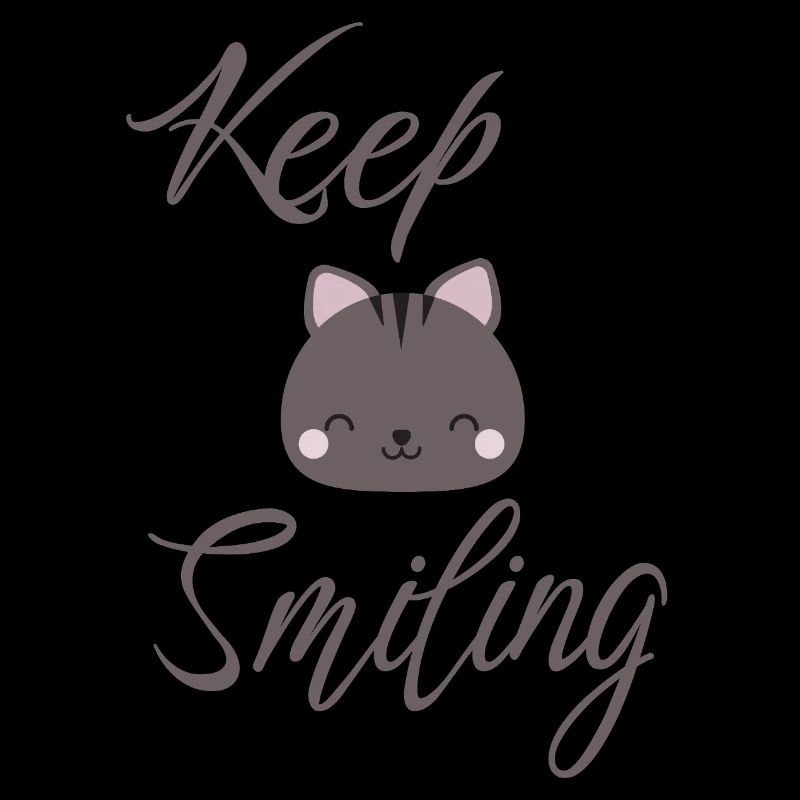 Keep smiling cute cat