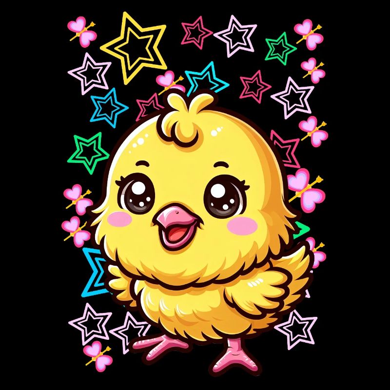 80s 90s Chick Kids Child