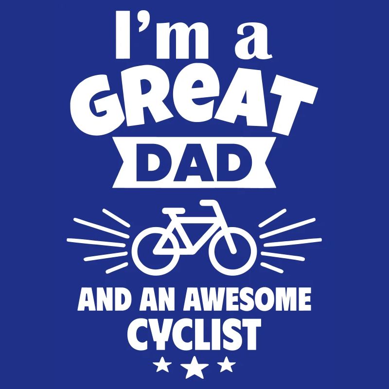 Ich bin ein toller Papa und ein starker Radfahrer
