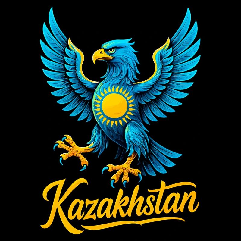 Kazakhstan Eagle Flag Flag Cool Gift