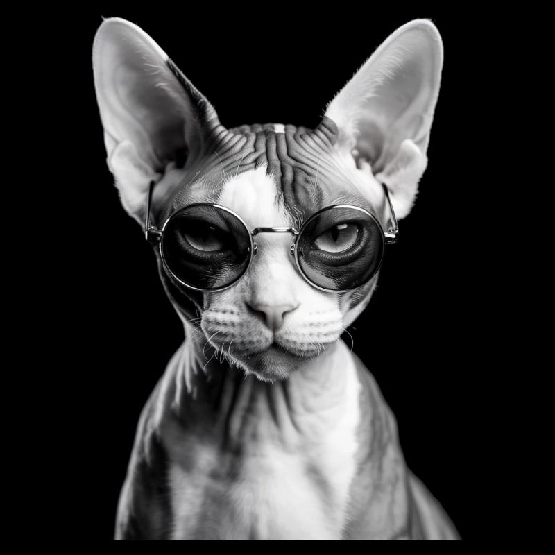 Sphynx peu impressionné