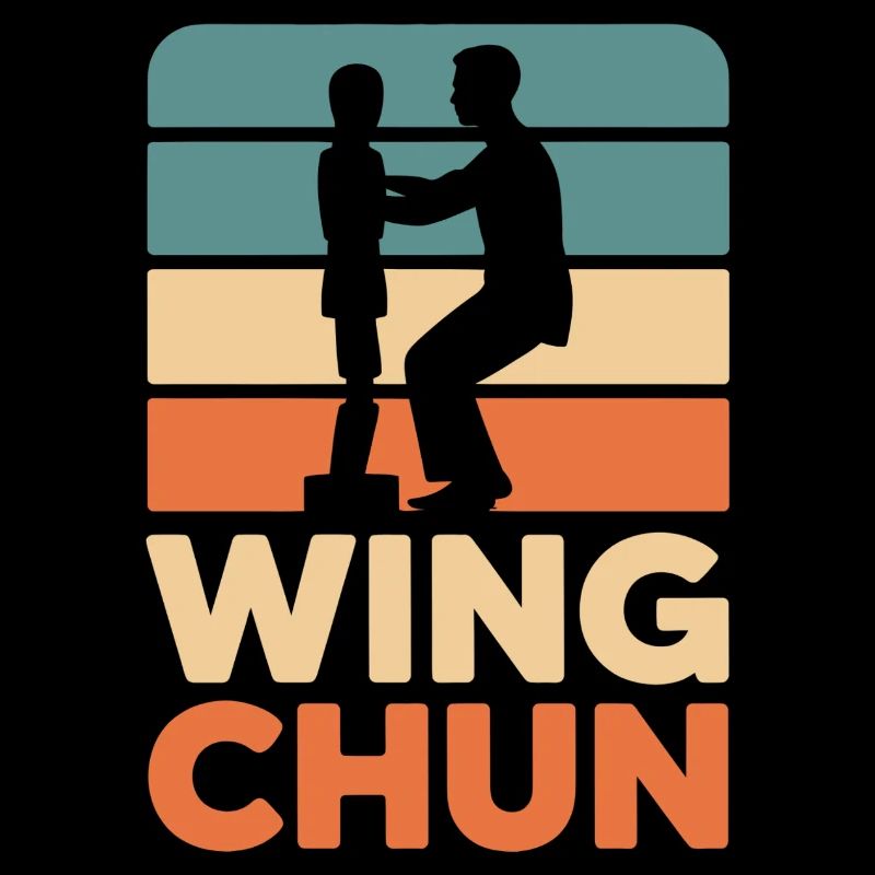 Wing Chun Retro-Silhouette