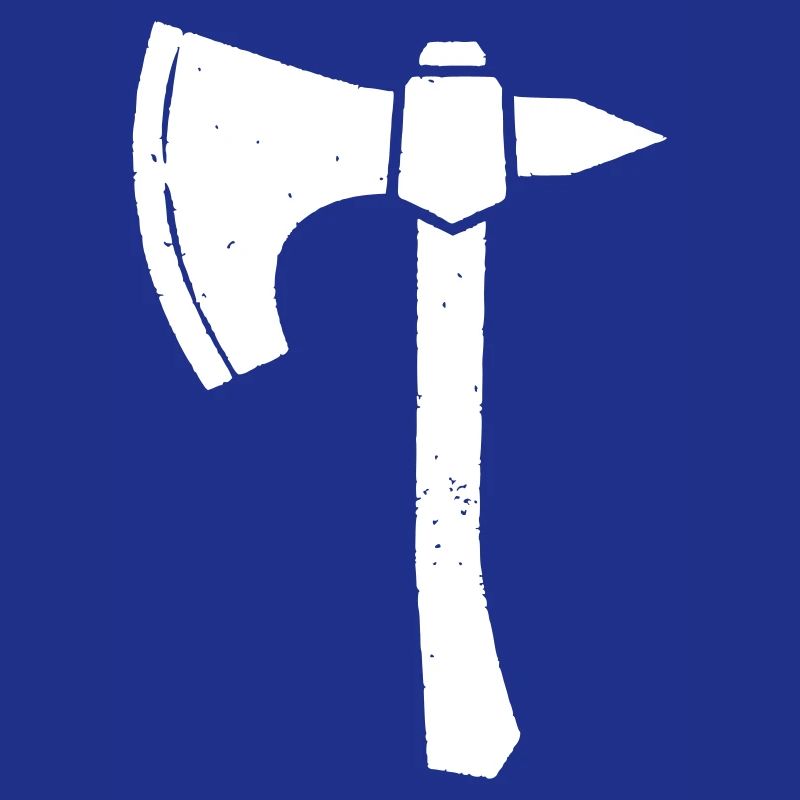 Battle Axe Hatchet Warrior Silhouette Vector