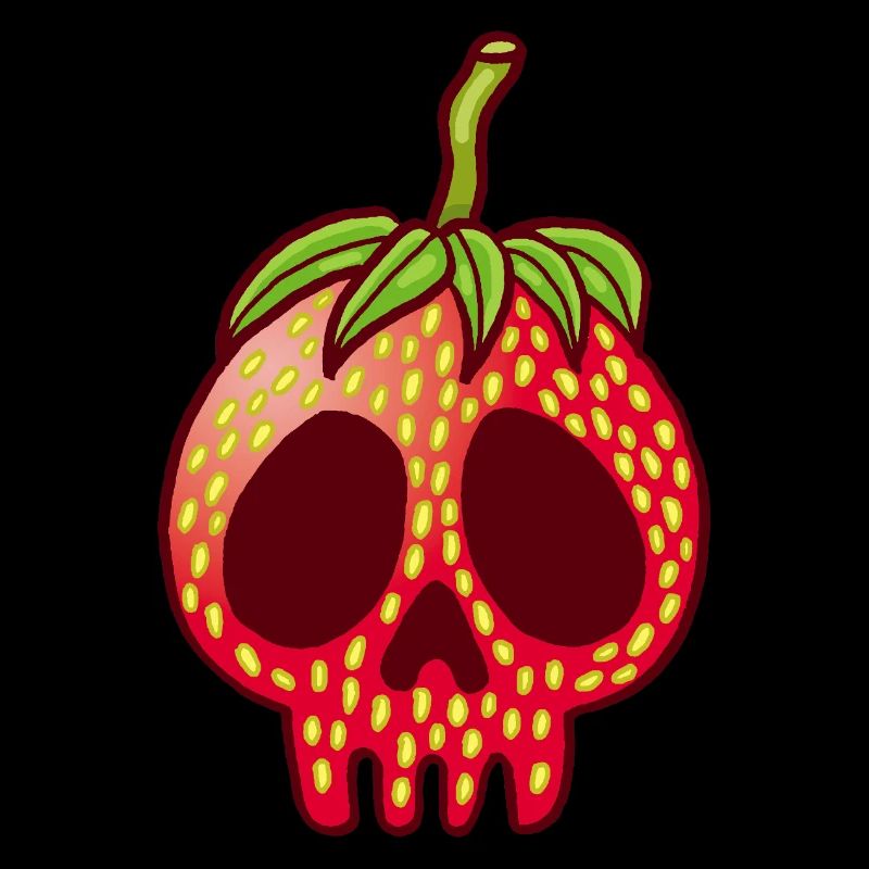 Erdbeerschädel