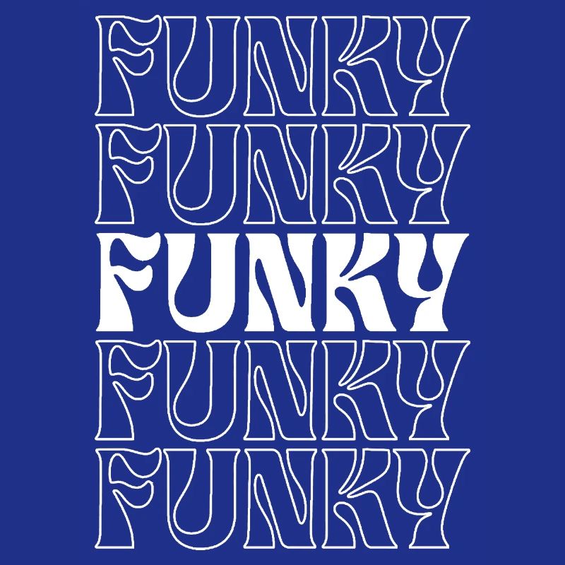 Funky wiederholendes Textmuster