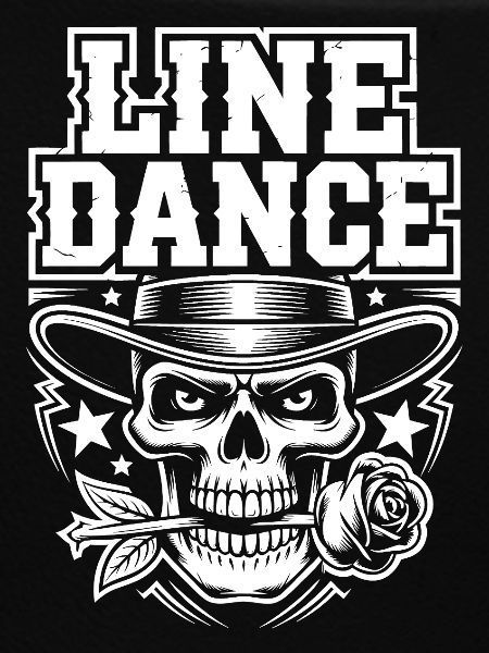 Line Dance Skull Tee