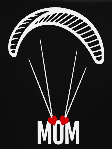 Paragliding-Mom Parachute Herz-Design