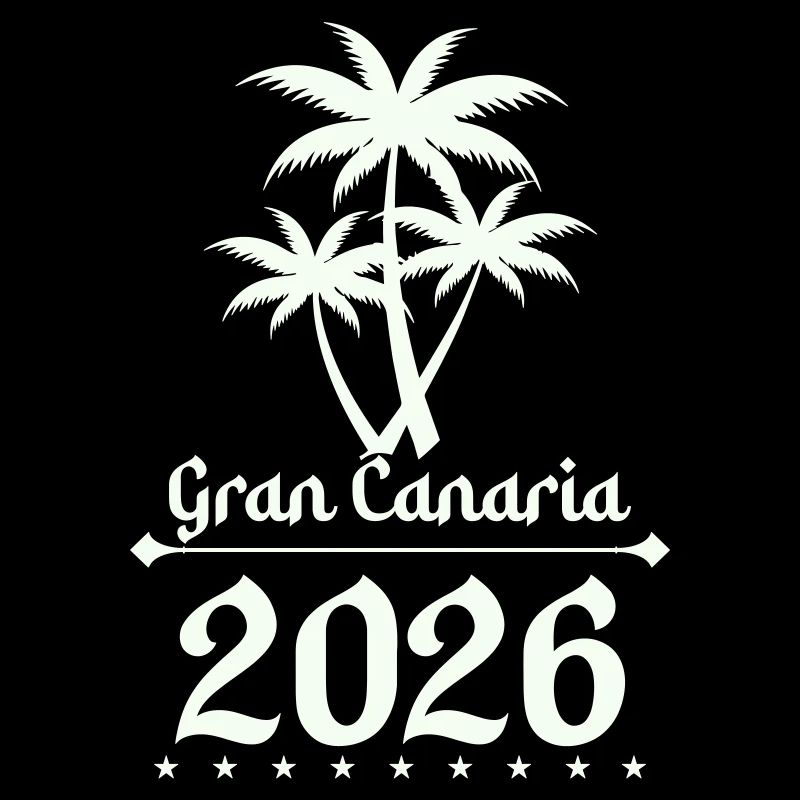 Gran Canaria 2026 Palm Tree Logo