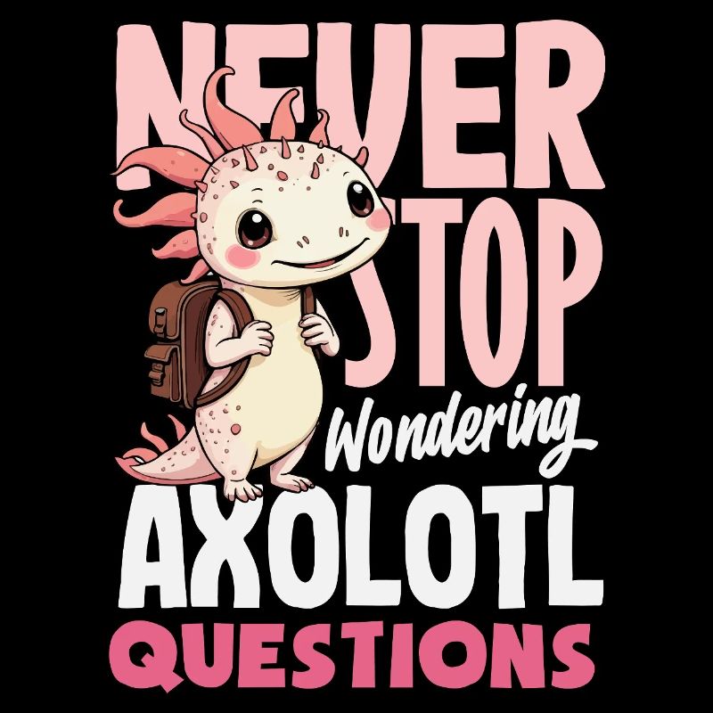 Cute Axolotl Kawaii Axolotl Lover