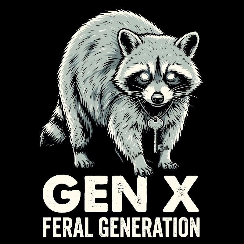 Génération Sauvage de Ratons Laveurs Vintage X