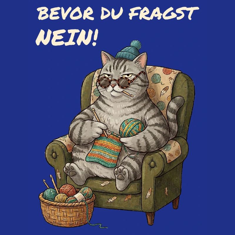 Lustiger Spruch Katze Häkelt