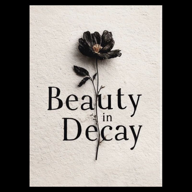 La beauté en décomposition : la fleur en décomposition