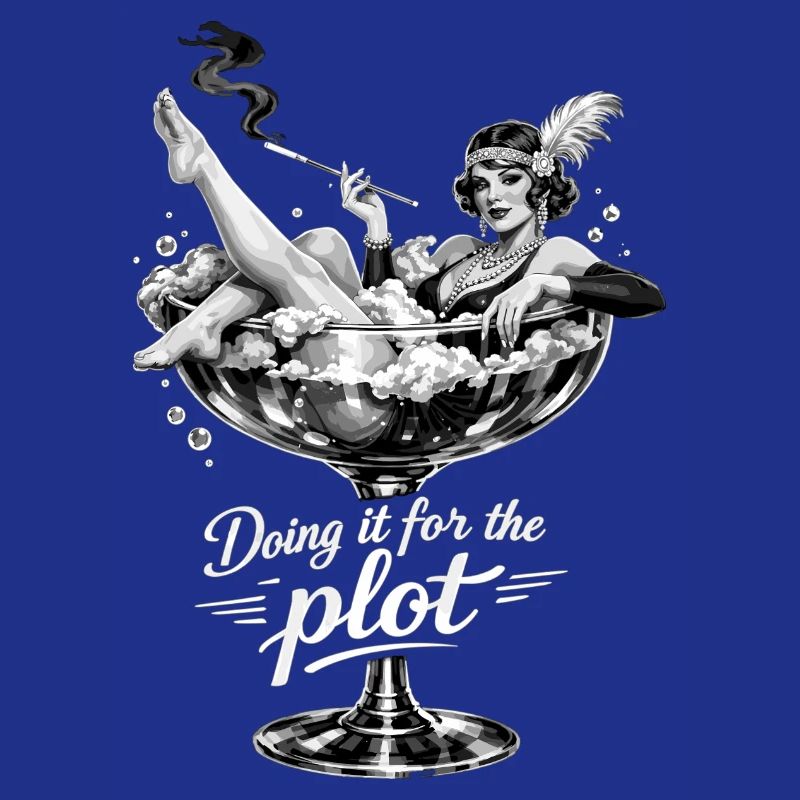 Doing it for the plot – Vintage Flapper Glas
