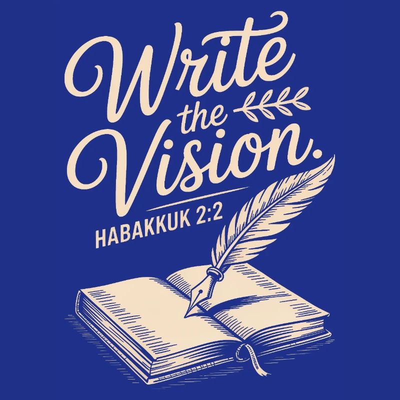Write the Vision Bible Verse Quill
