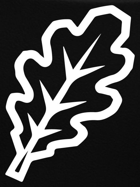 Eichenblatt Blatt Symbol