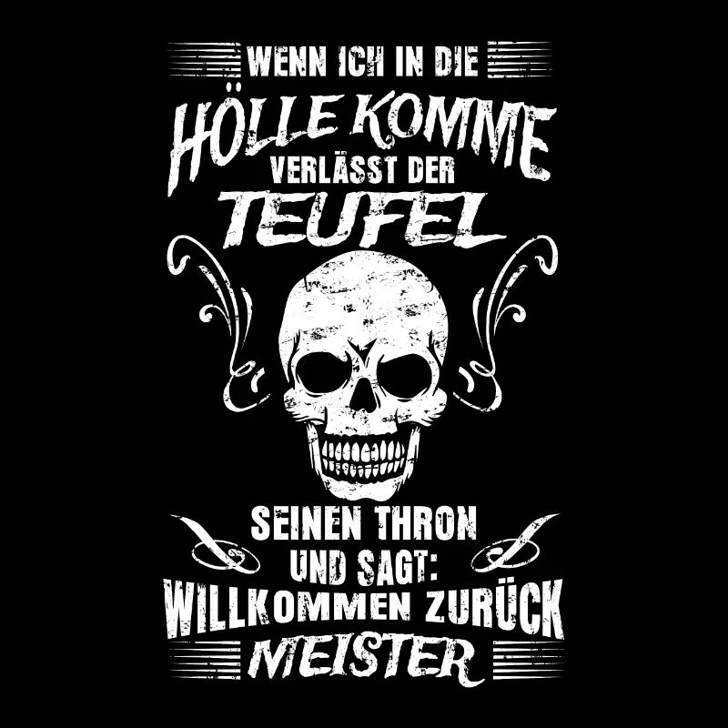 Hölle Teufel lustige Sprüche
