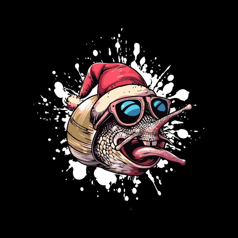 Snail Christmas Funny