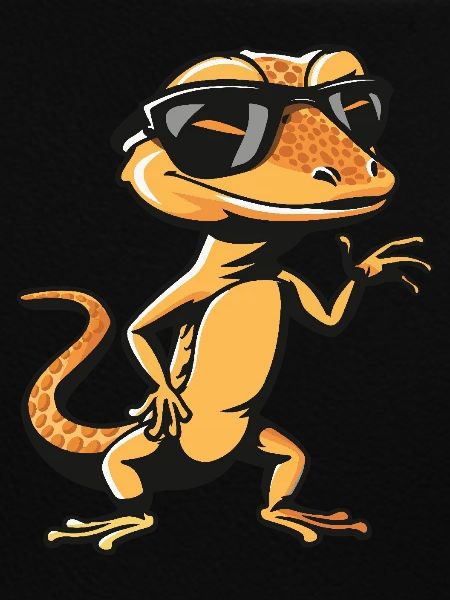 Lizard Cool Comic
