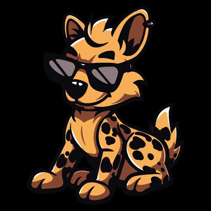 Hyène Bande Dessinée Cool