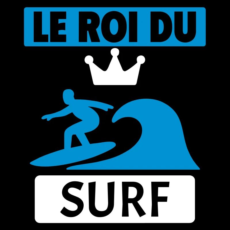 Le roi du surf idée cadeau Surfeur Humour Noël