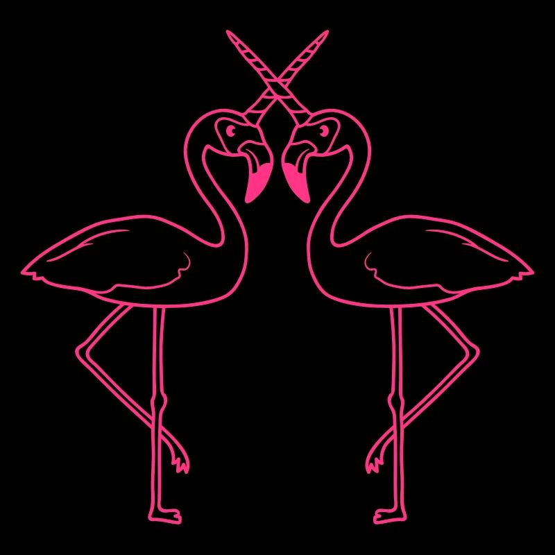 2 freunde team paar einhorn mystisch regenbogen pf